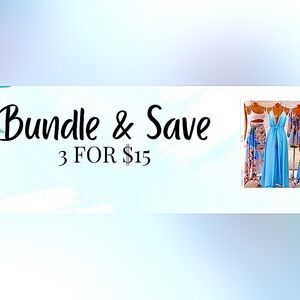 Bundle & Save! 3 for $15 $5.95 Shipping!